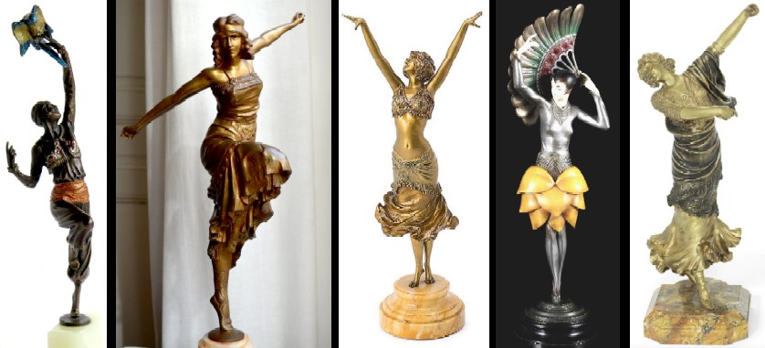 Paul Philippe Dancer Statues